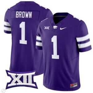Mens Youths Kids Jayce Brown Jersey Vapor Stitched Purple